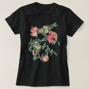 Pomegranate Fruits & Lovebirds T-Shirt