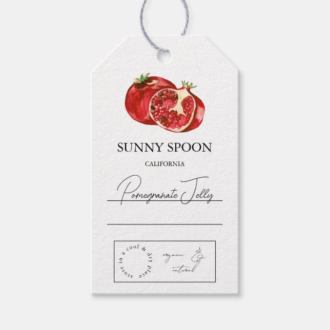 Pomegranate Hang Tag (Front)