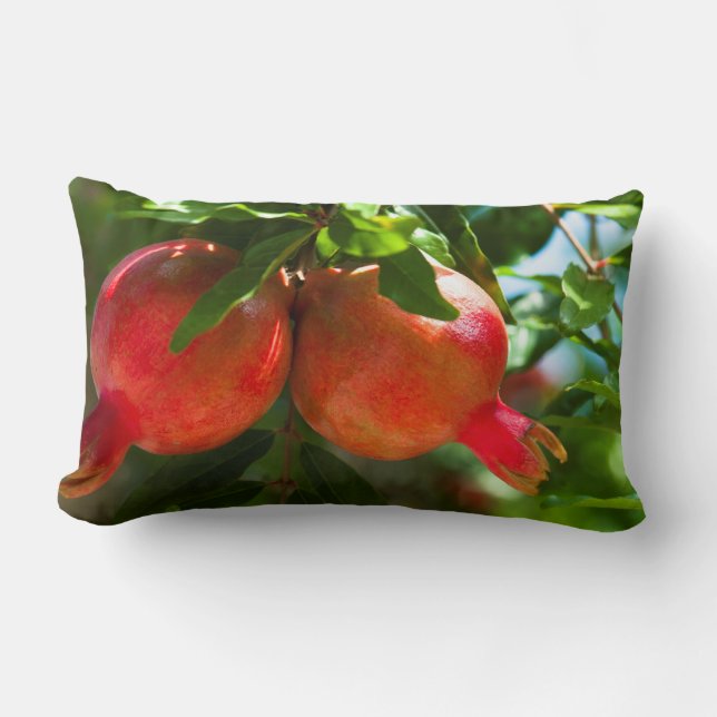 Pomegranate Lumbar Pillow (Front)