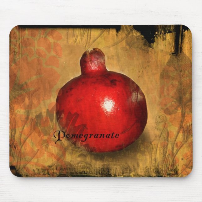 Pomegranate Mouse Pad (Front)