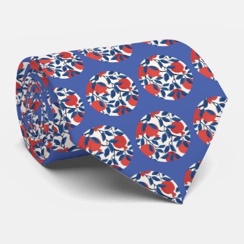 Pomegranate  Neck Tie by Cardgallery at Zazzle