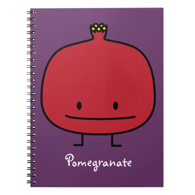 Pomegranate Notebook (Front)