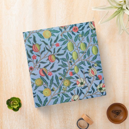 Pomegranate Pattern by William Morris  3 Ring Binder