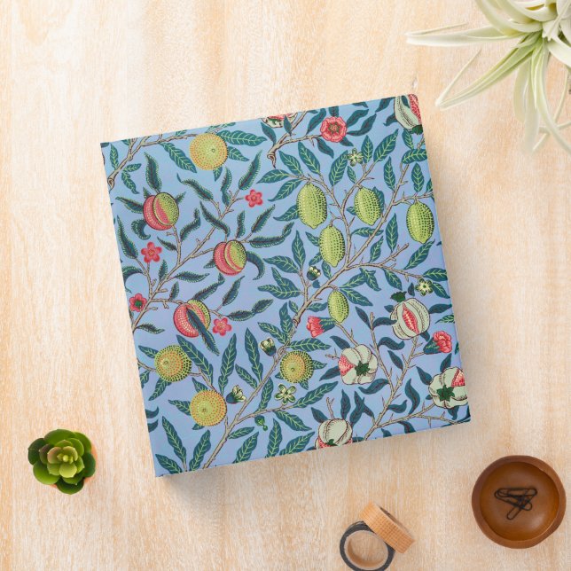 Pomegranate Pattern by William Morris  3 Ring Binder (In Situ)