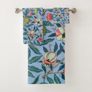 Pomegranate Pattern by William Morris Bath Towel Set