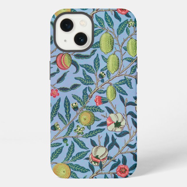 Pomegranate Pattern by William Morris  Iphone Case (Back)