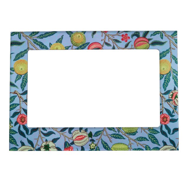 Pomegranate Pattern by William Morris Magnetic Frame (Front)
