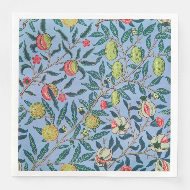 Pomegranate Pattern by William Morris Paper Dinner Napkins (Front)