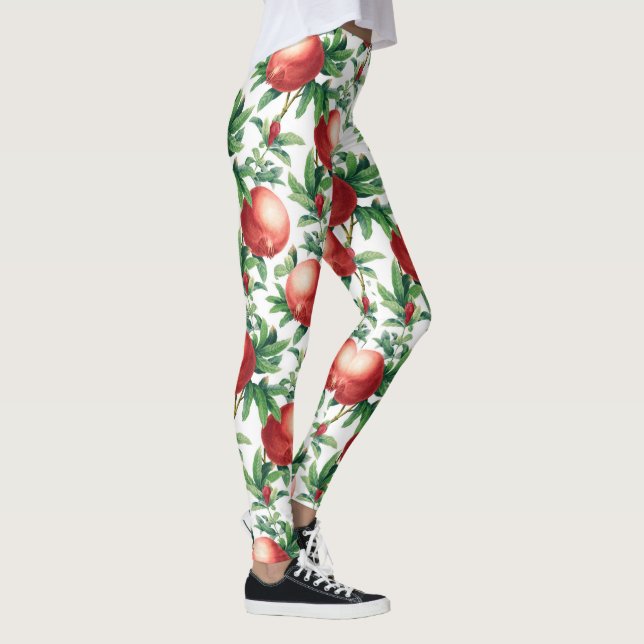 Pomegranate pattern leggings (Right)