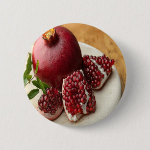 Pomegranate Pinback Button