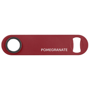 Pomegranate red color name bar key
