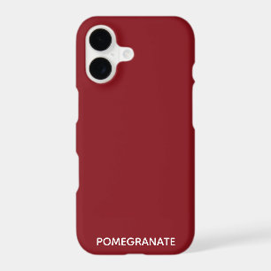 Pomegranate red color name iPhone 17 case