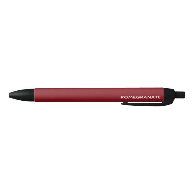 Pomegranate red color name pen (Bottom)
