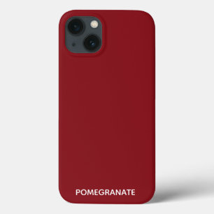 Pomegranate red colour name Case-Mate iPhone case