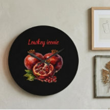 Pomegranate Red Rich Oil Paint Aesthetic Elegant 