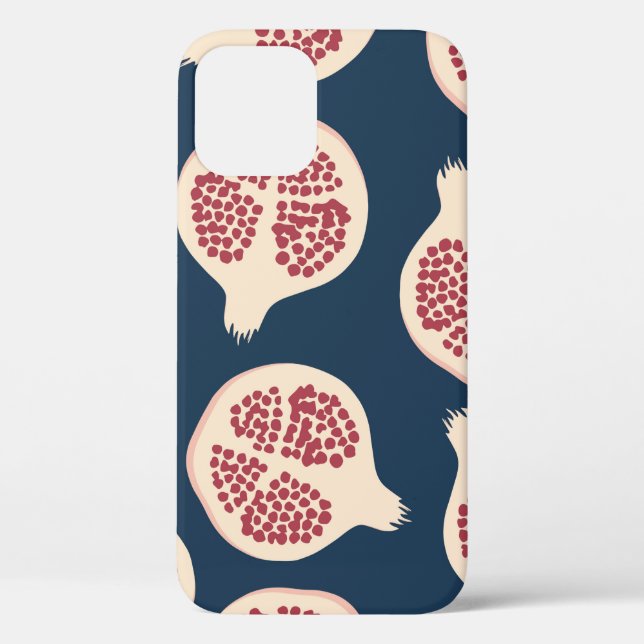 Pomegranate seamless pattern,background with pomeg Case-Mate iPhone case (Back)
