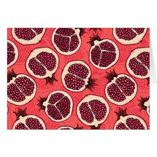 Pomegranate slices 2 cards (Front Horizontal)