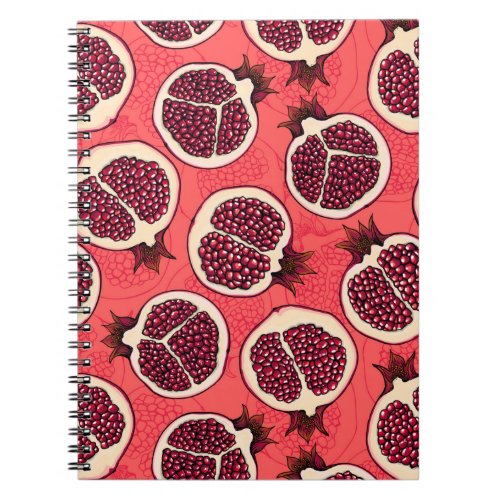 Pomegranate slices 2 notebook