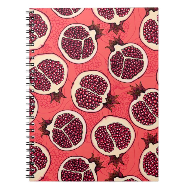 Pomegranate slices 2 notebook (Front)