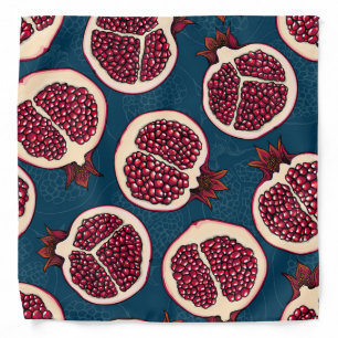 Pomegranate slices bandana