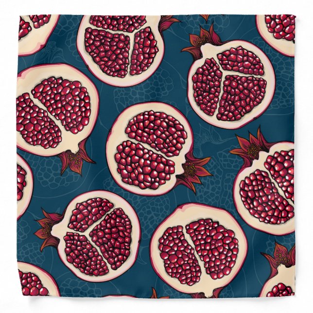 Pomegranate slices bandana (Front)