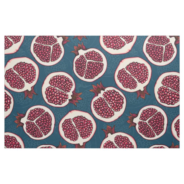 Pomegranate slices fabric (Fat Quarter)