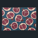 Pomegranate slices kitchen towel<br><div class="desc">Pomegranate slices seamless pattern drawn in Illustrator</div>