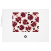 Pomegranate slices on white (Back Horizontal)