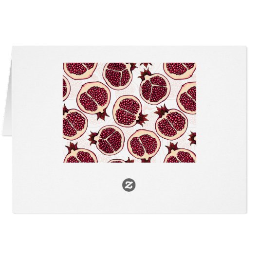 Pomegranate slices on white (Back Horizontal)