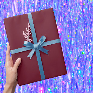Pomegranate Solid Color Wrapping Paper