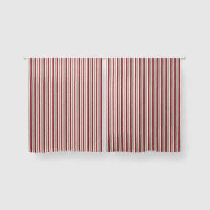 Pomegranate Striped Curtain Pair