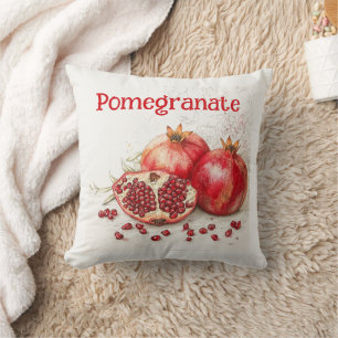 Pomegranate Throw Pillow