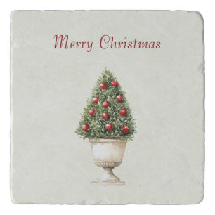 Pomegranate Tree Christmas Trivet