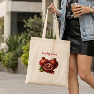 Pomegranate Trendy Viral Stylo Aesthetic Elegant  Tote Bag