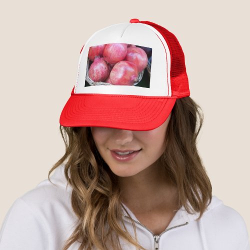 pomegranate trucker hat