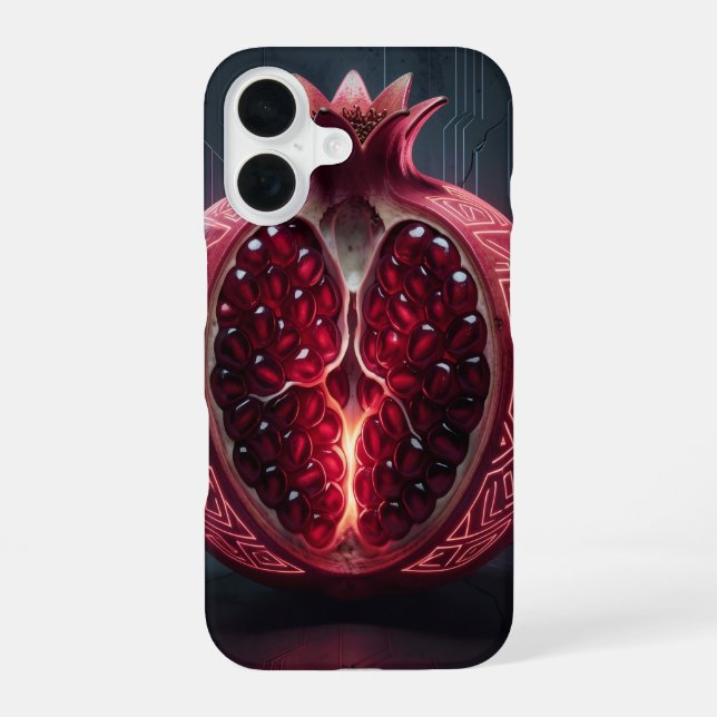 Pomegranate - Valuable Fruit for Health'11 iPhone Case (Back)
