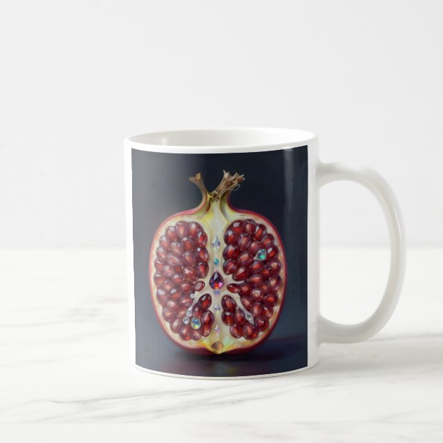 Pomegranate – Valuable Fruit for Health  Coffee Mug (Right)