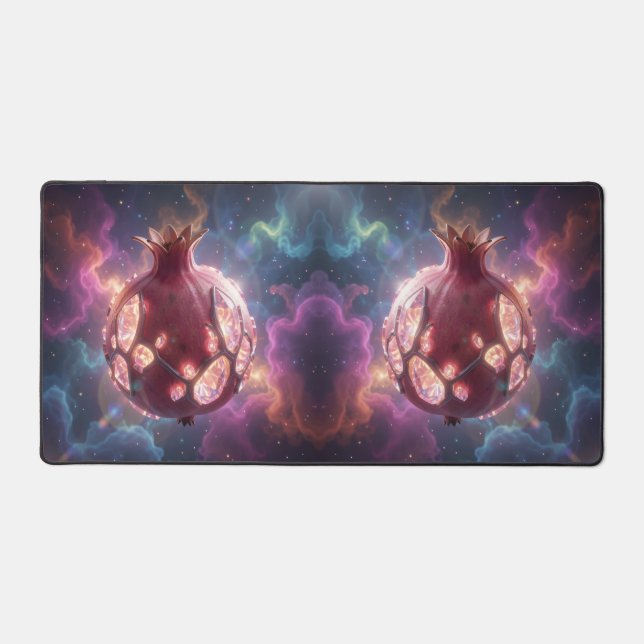 Pomegranate – Valuable Fruit for Health Desk Mat (Front)