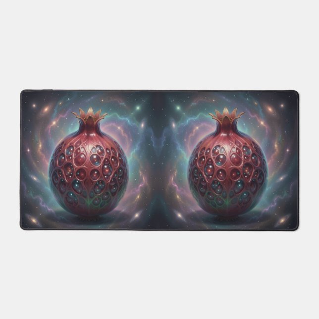 Pomegranate – Valuable Fruit for Health Desk Mat (Front)