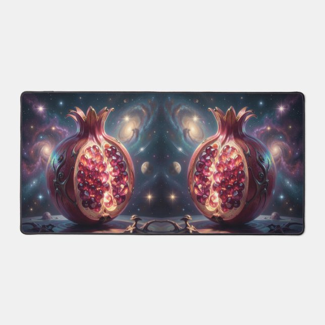 Pomegranate – Valuable Fruit for Health Desk Mat (Front)