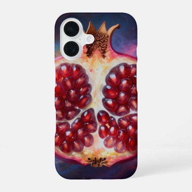 Pomegranate – Valuable Fruit for Health² iPhone Case (Back)