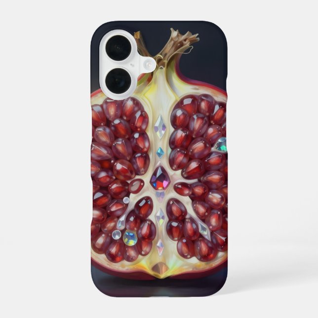 Pomegranate – Valuable Fruit for Health  iPhone Case (Back)