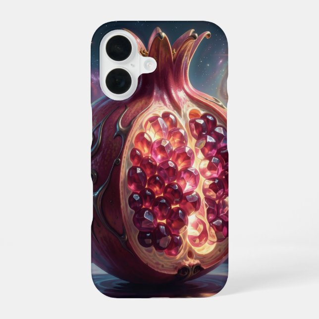 Pomegranate – Valuable Fruit for Health iPhone Case (Back)