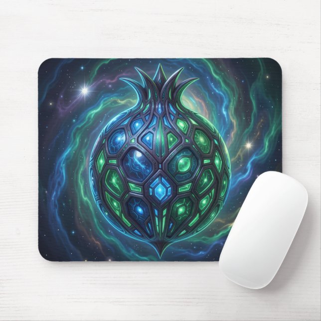 Pomegranate - Valuable Fruit for Health Mouse Pad (With Mouse)