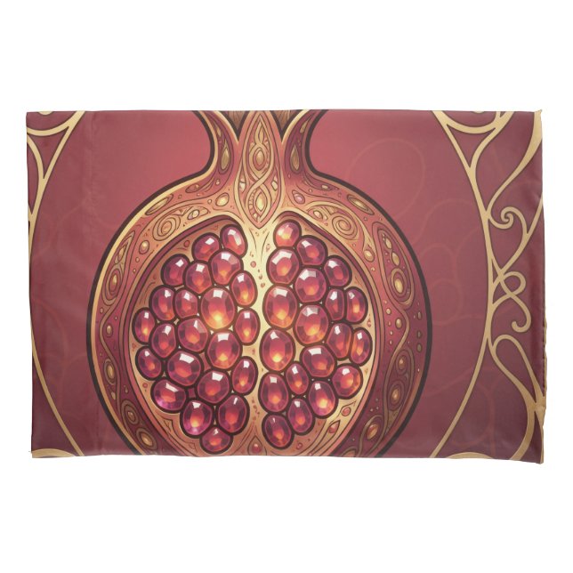Pomegranate - Valuable Fruit for Health Pillow Case (Front)
