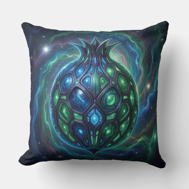 Pomegranate - Valuable Fruit for Health Throw Pillow (Front)