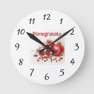 Pomegranate Wall Clock