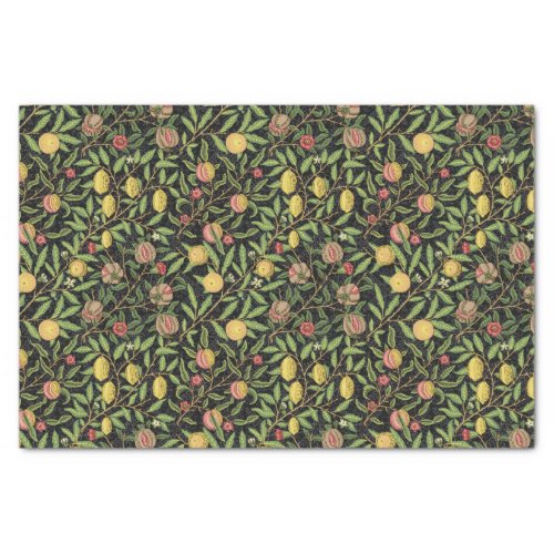 Pomegranate William Morris original black Tissue Paper