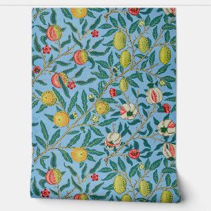 Pomegranate William Morris original blue Wallpaper Wallpaper
