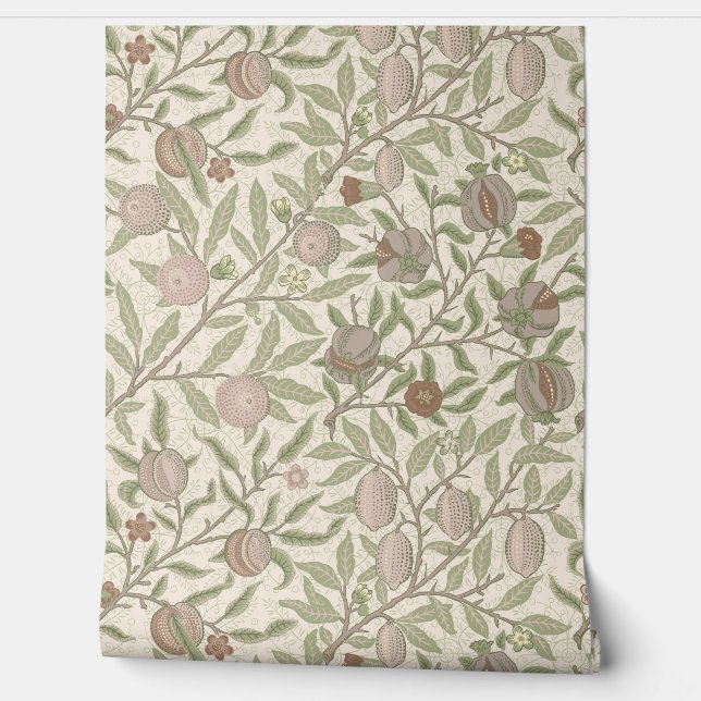 Pomegranate William Morris sepia  Wallpaper Wallpaper (Unrolling)
